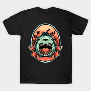 angry shark T-Shirt